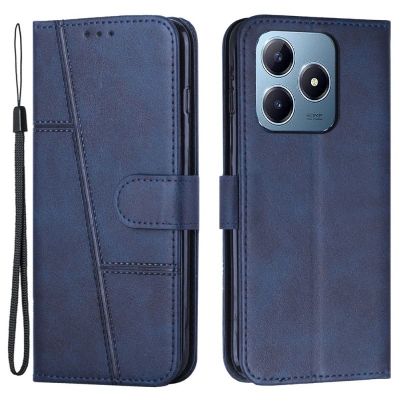 Läderfodral Realme Note 60x Telefonfodral Affärsstil