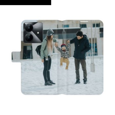 Läderskal Fodral Realme Note 60x Trendig