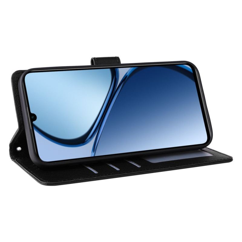 Skyddsfodral Realme Note 60x Enfärgat Konstläder