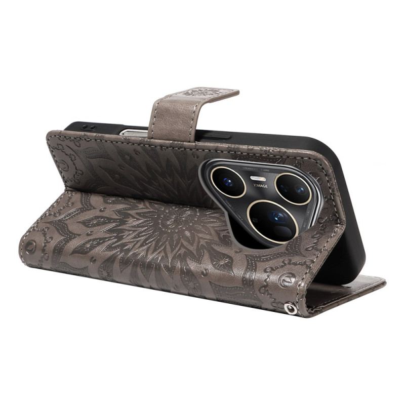 Fodral För Huawei Pura 80 Ultra Solrosmönster