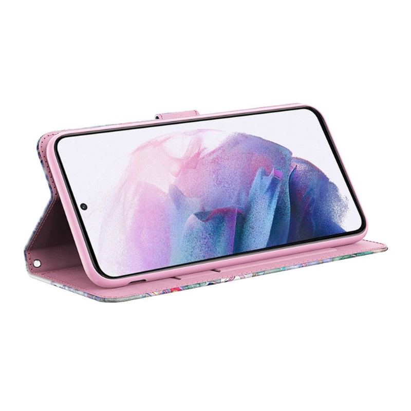 Fodral För Samsung Galaxy S22 Ultra 5G Akvarelluggla