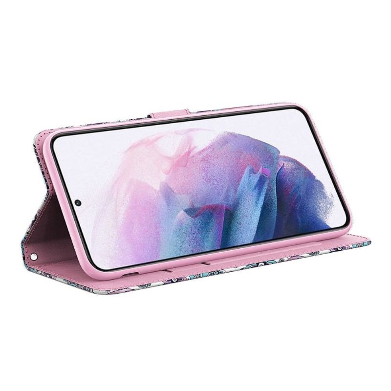 Fodral För Samsung Galaxy S22 Ultra 5G Paisleyblomma