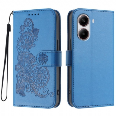 Fodral Poco X7 Pro 5g Blommig Spets