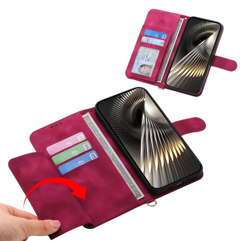 Fodral Poco X7 Pro 5g Blommönster Med Rem Och Axelrem