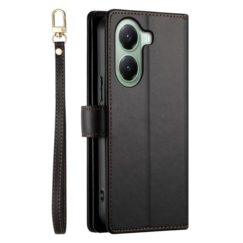 Fodral Poco X7 Pro 5g Plånbok Med Rem Och Axelrem