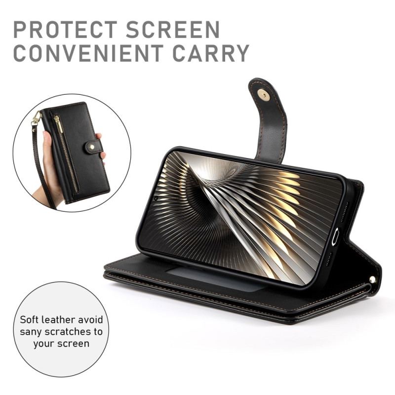 Fodral Poco X7 Pro 5g Plånbok Med Rem Och Axelrem