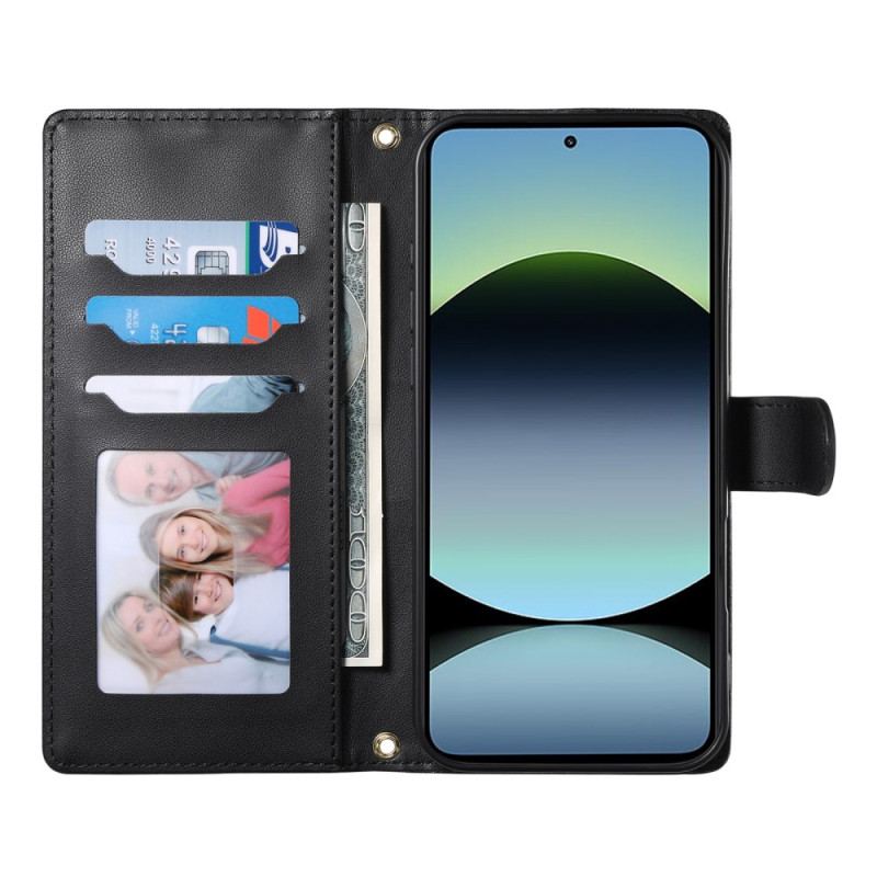 Fodral Poco X7 Pro 5g Quiltad Med Rem Och Axelrem