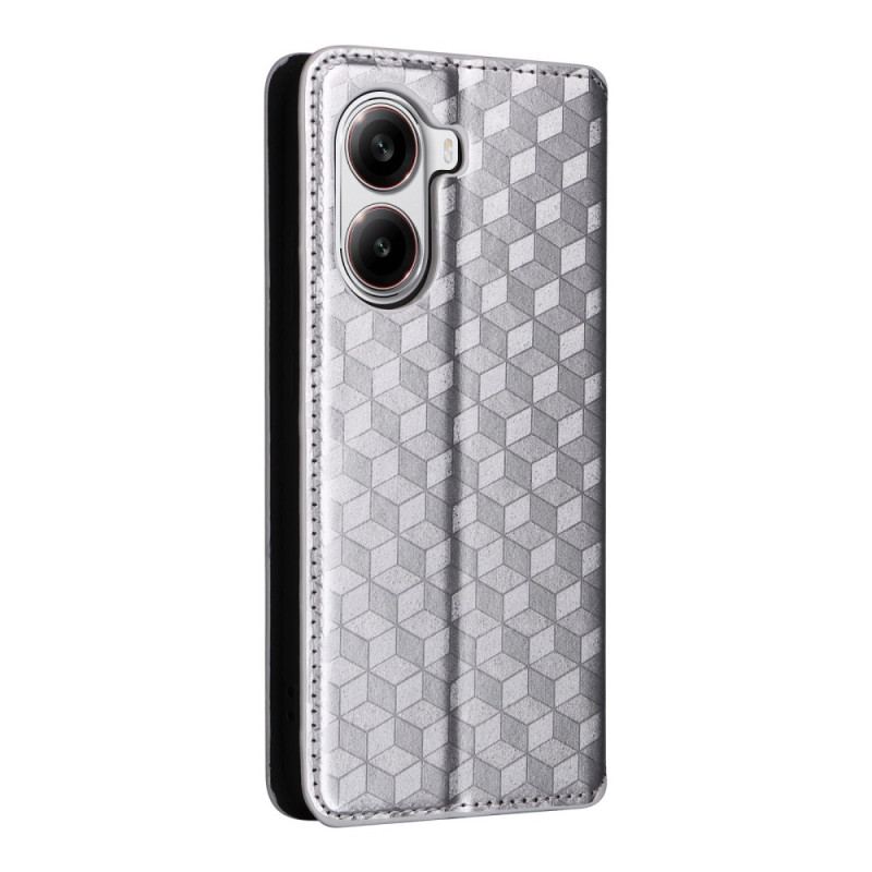 Folio-fodral Poco X7 Pro 5g 3d-diamanter