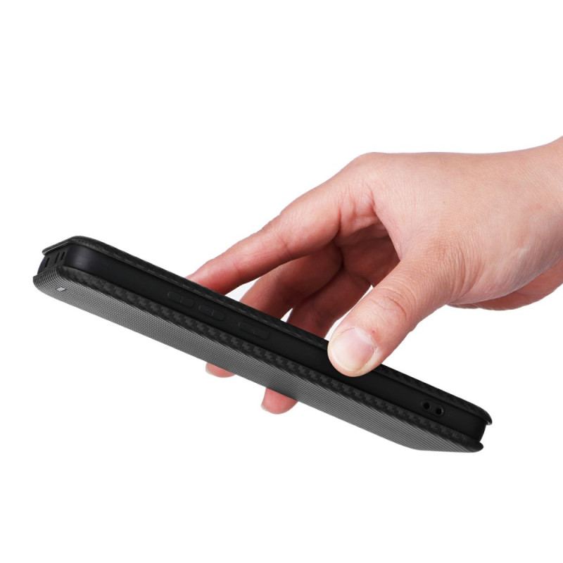 Folio-fodral Poco X7 Pro 5g Kolfiber