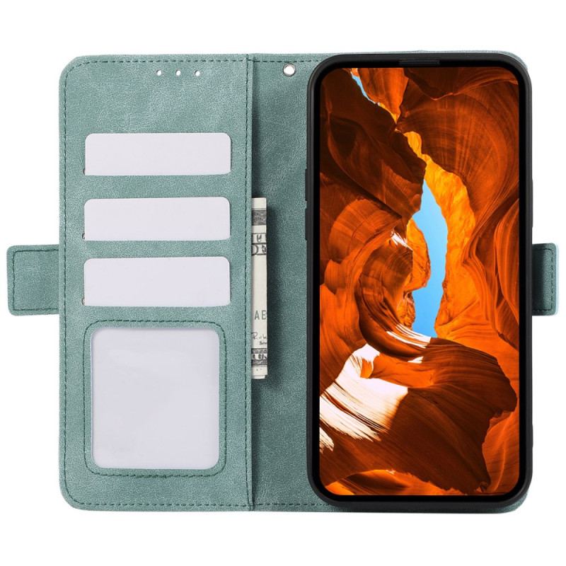 Läderfodral Poco X7 Pro 5g Telefonfodral Abeel Vintage Mockaeffekt