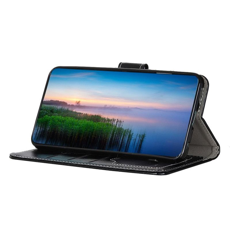 Läderfodral Poco X7 Pro 5g Telefonfodral Glansigt Konstläder