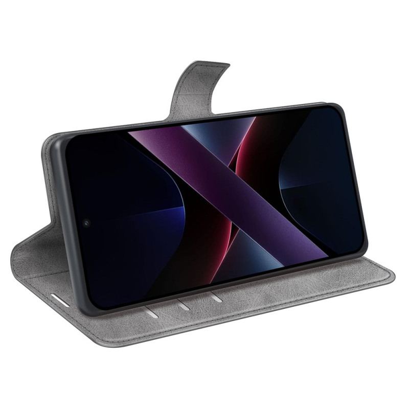 Läderfodral Poco X7 Pro 5g Telefonfodral Läderstil