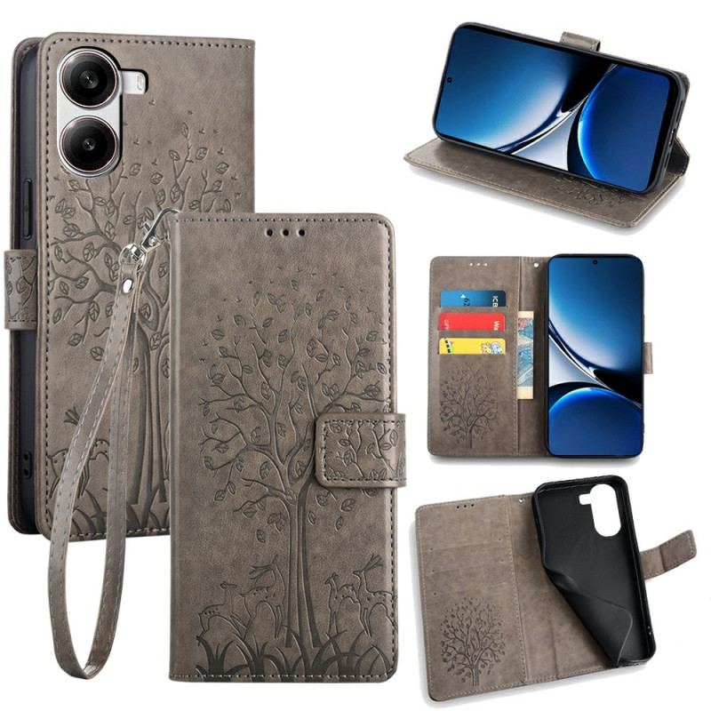 Läderfodral Poco X7 Pro 5g Telefonfodral Landsbygdsliknande