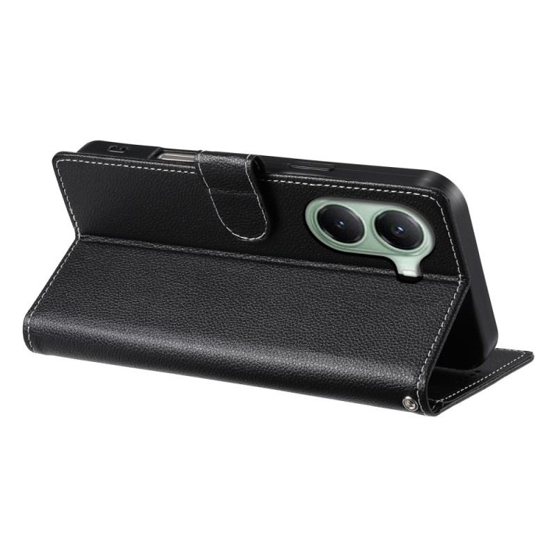 Läderfodral Poco X7 Pro 5g Telefonfodral Litchi-läderstil