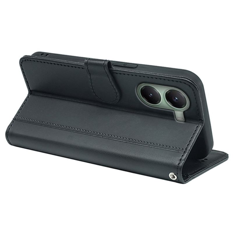 Läderfodral Poco X7 Pro 5g Telefonfodral Premium Med Rem