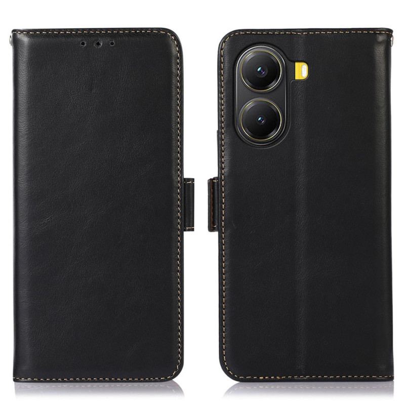 Läderfodral Poco X7 Pro 5g Telefonfodral Rfid-blockerande Läder