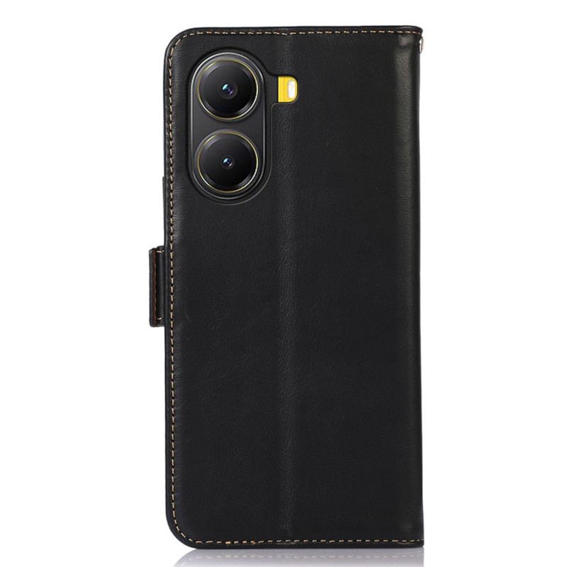 Läderfodral Poco X7 Pro 5g Telefonfodral Rfid-blockerande Läder