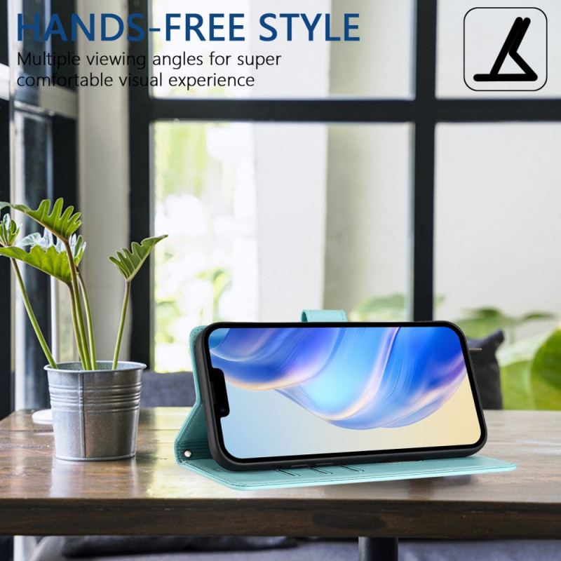 Lederhüllen Poco X7 Pro 5g Handyhülle Wabenmuster