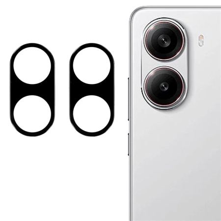 Linsskydd I Härdat Glas För Poco X7 Pro 5g (svart Version)