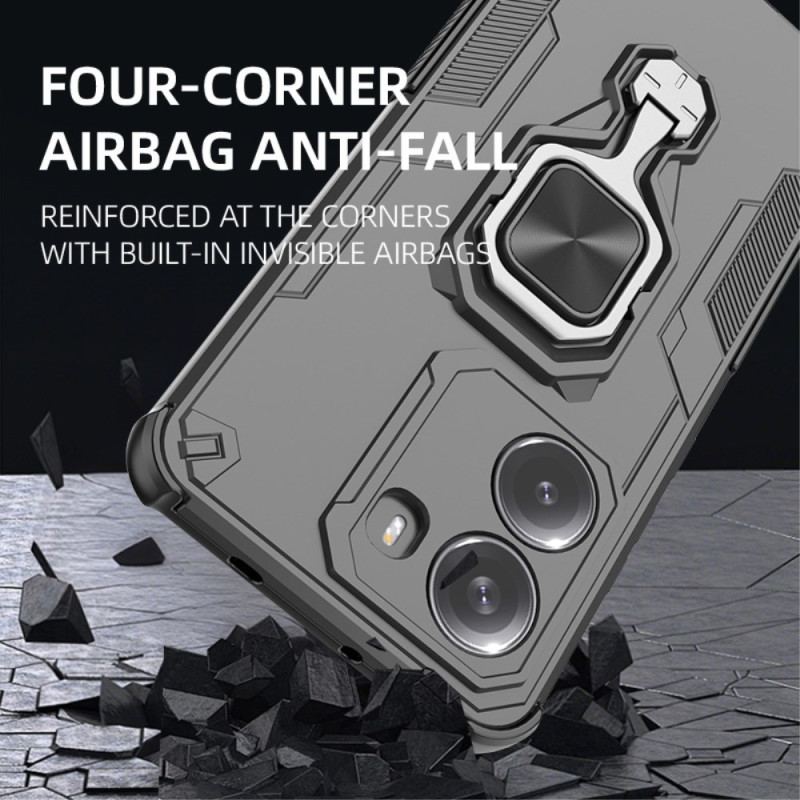 Skal För Poco X7 Pro 5g Stötsäkert Och Roterande Stativ