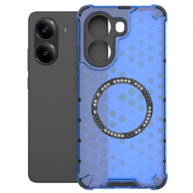 Skal Poco X7 Pro 5g Telefonfodral Magsafe-kompatibel Med Honungskakamönster