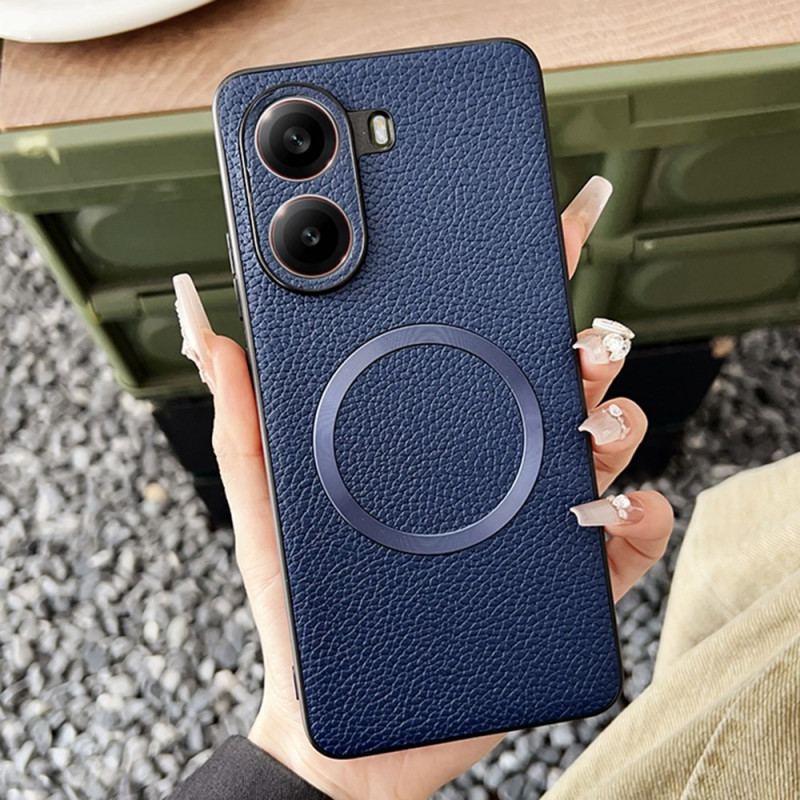 Skal Poco X7 Pro 5g Telefonfodral Magsafe-kompatibel Med Texturerat Lädermönster