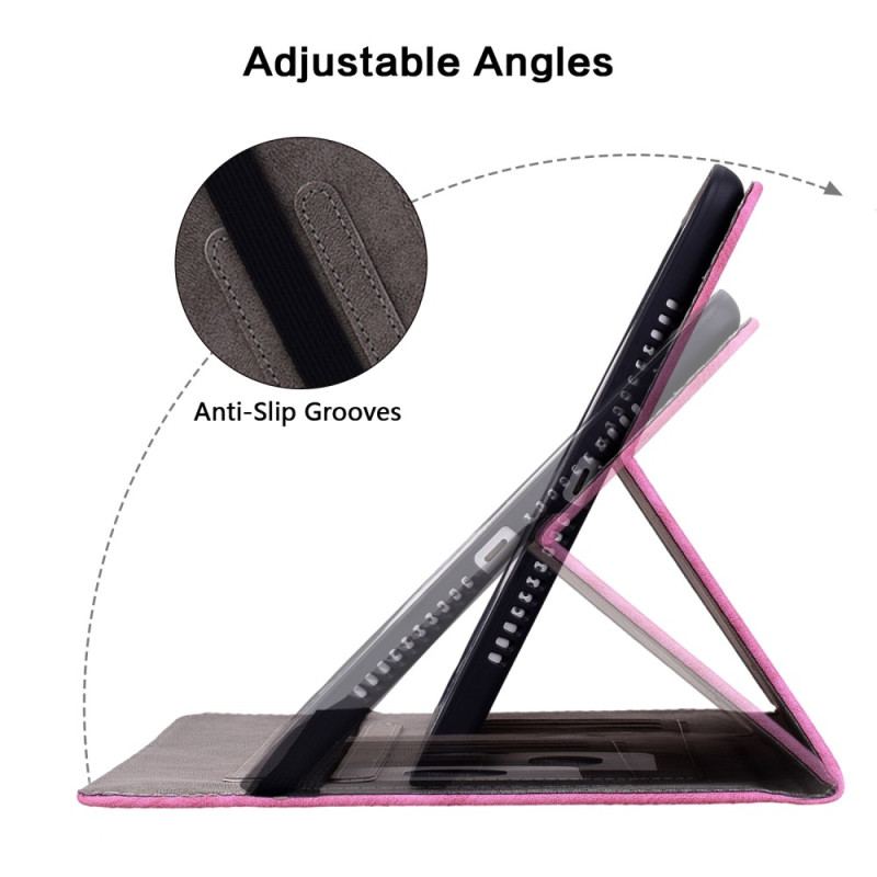 Fodral För Xiaomi Pad 6 Rosa Lädereffekt