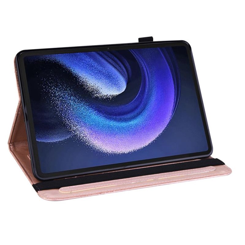 Fodral Xiaomi Pad 6 Blommönster