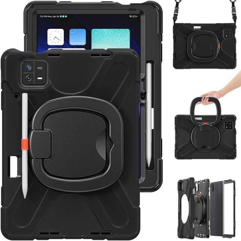 Skal Xiaomi Pad 6 Roterande Stativ Och Axelrem