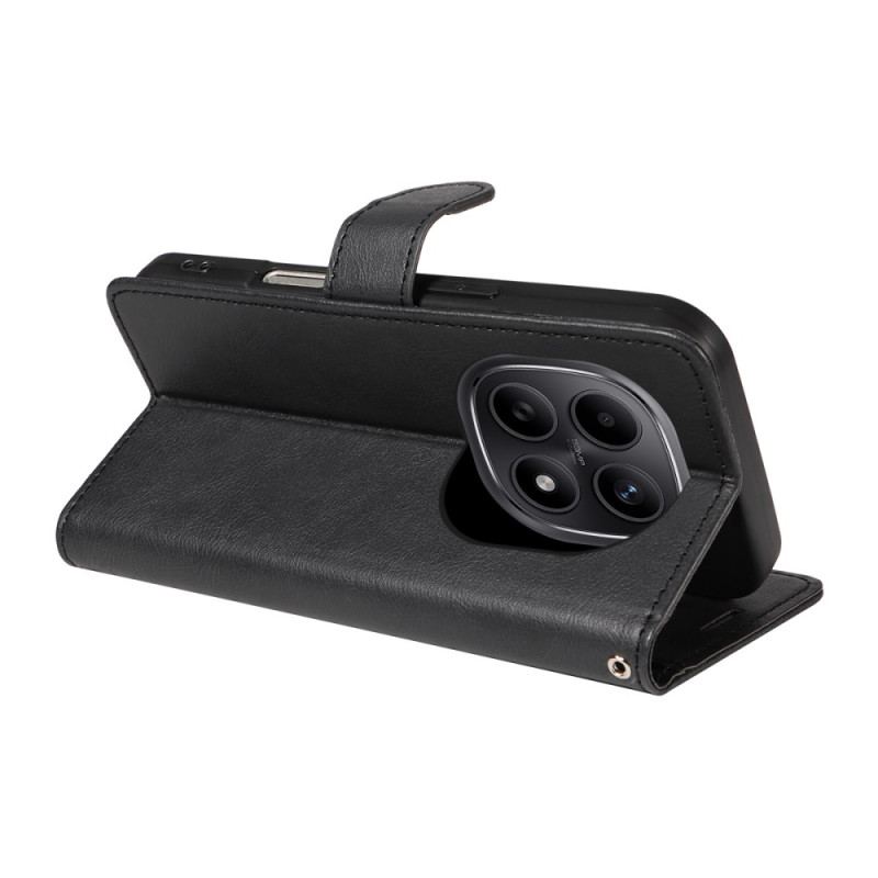 Fodral För Xiaomi Redmi Note 15 5g Enfärgad Lädereffekt