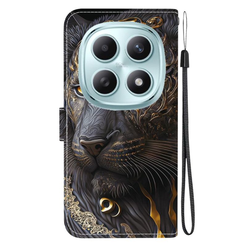 Fodral För Xiaomi Redmi Note 15 5g Lejon I Guld