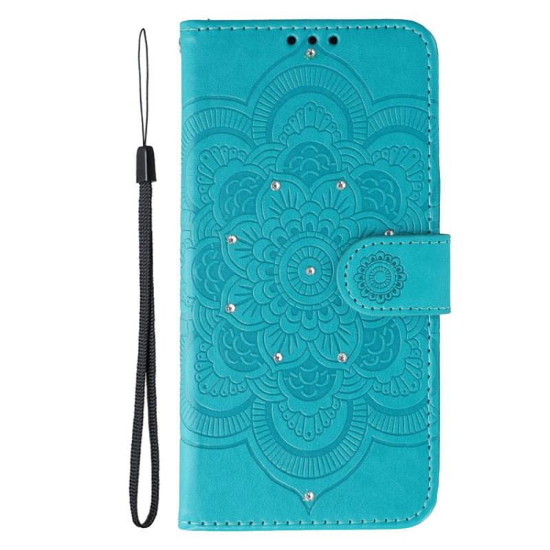 Fodral För Xiaomi Redmi Note 15 5g Mandala Och Strass