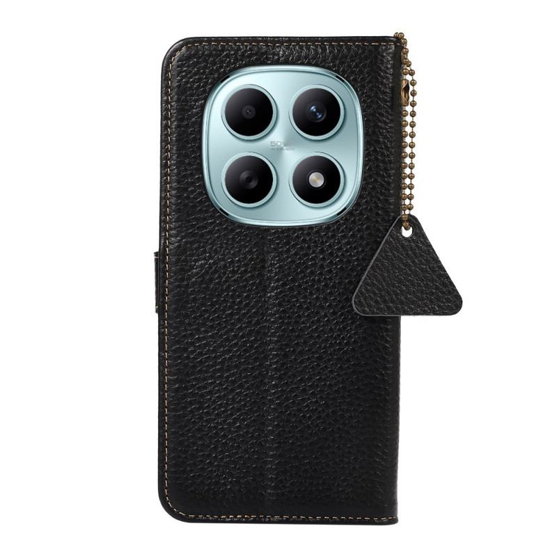 Fodral För Xiaomi Redmi Note 15 5g Rfid-blockerande Läder