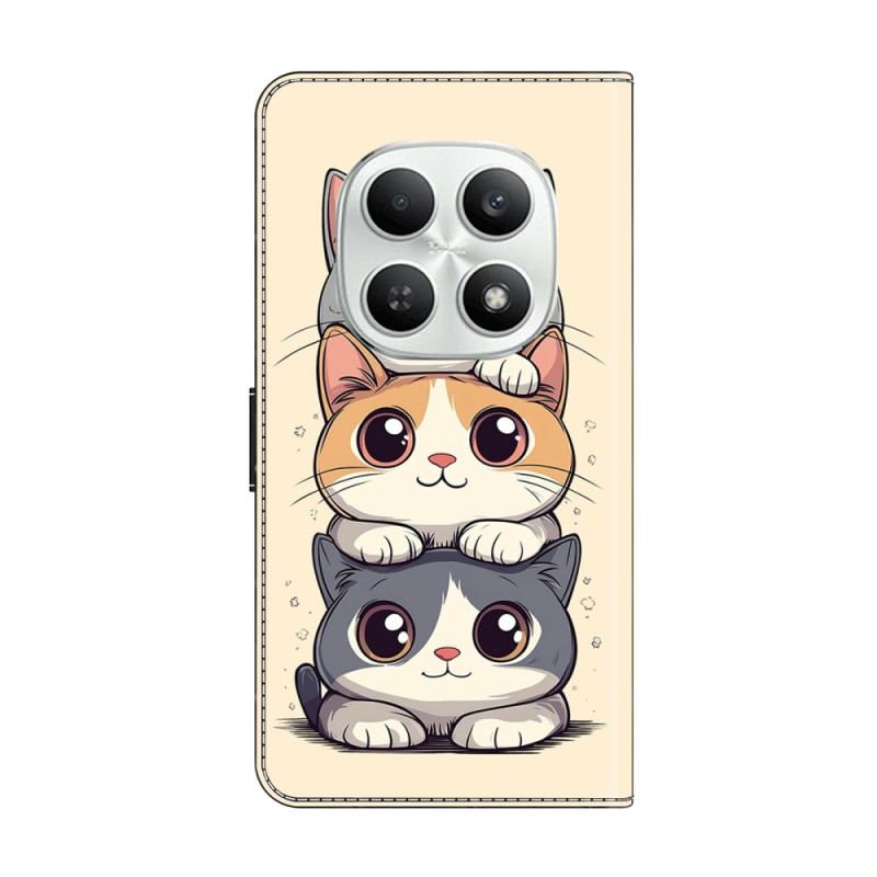 Fodral För Xiaomi Redmi Note 15 5g Staplade Katter