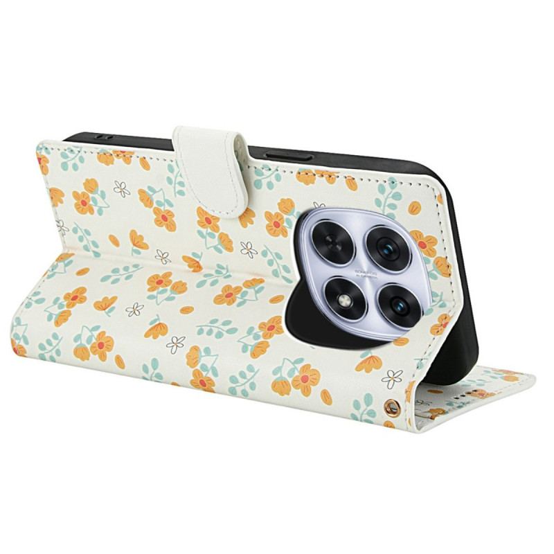 Fodral Xiaomi Redmi Note 15 5g Blommig Rem