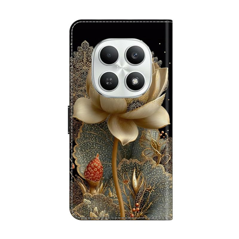 Fodral Xiaomi Redmi Note 15 5g Gyllene Lotus
