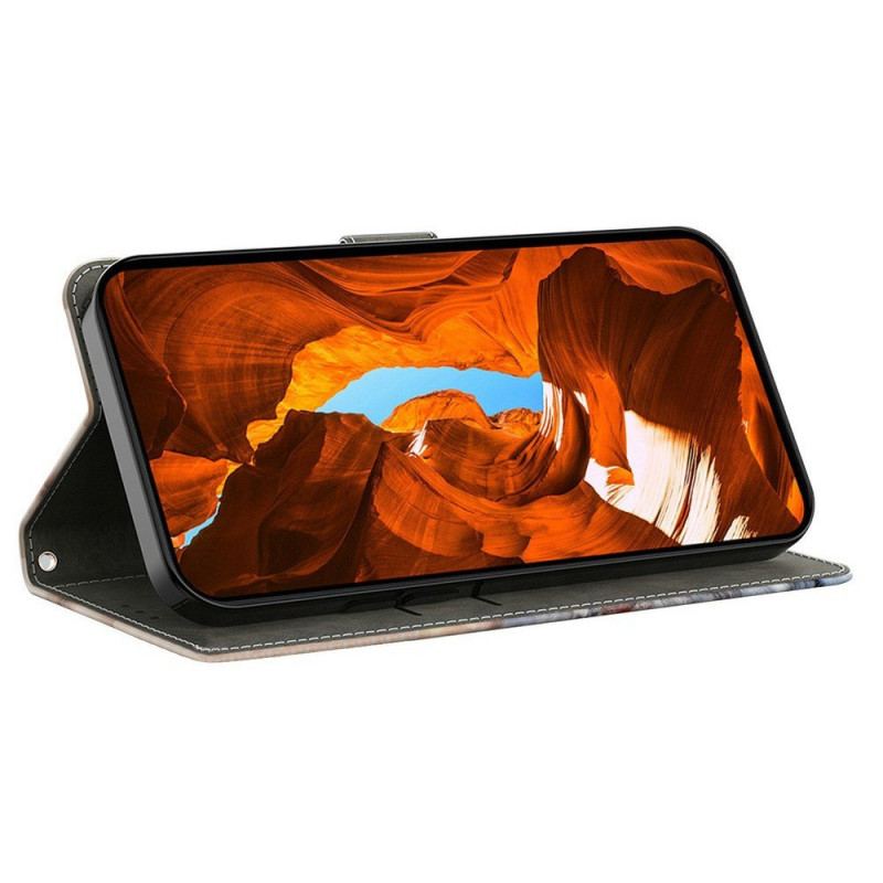 Fodral Xiaomi Redmi Note 15 5g Svart Och Guldmönster