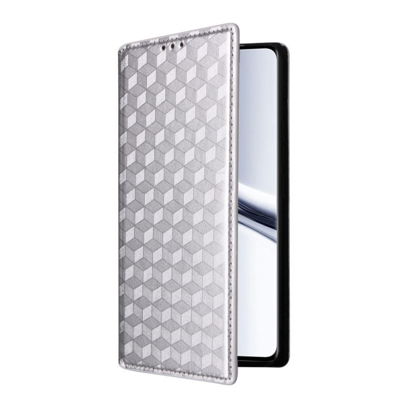 Folio-fodral Xiaomi Redmi Note 15 5g Telefonfodral Graverat Diamantmönster