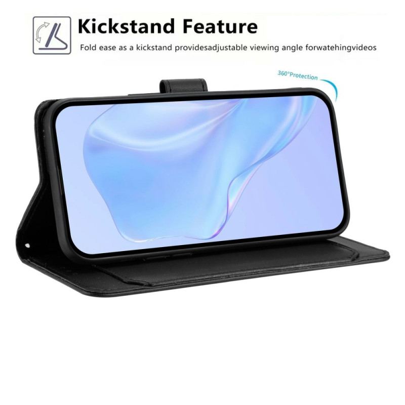 Läderfodral Xiaomi Redmi Note 15 5g Telefonfodral Enfärgat Konstläder