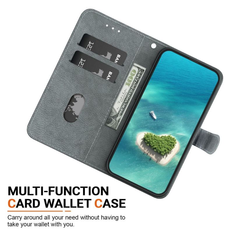 Läderfodral Xiaomi Redmi Note 15 5g Telefonfodral Lotusmönster