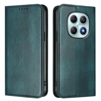 Läderfodral Xiaomi Redmi Note 15 5g Telefonfodral Retro Med Rfid-blockering