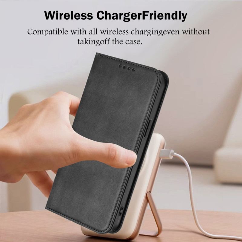 Läderfodral Xiaomi Redmi Note 15 5g Telefonfodral Retro Med Rfid-blockering