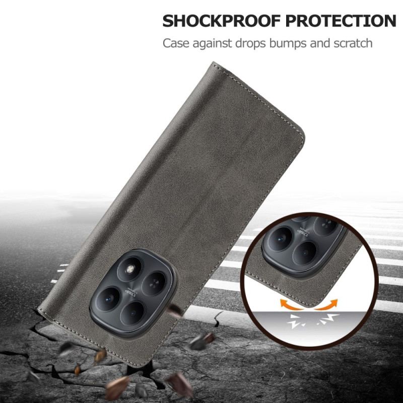 Läderskal Fodral Xiaomi Redmi Note 15 5g Lc.imeeke Lädereffekt