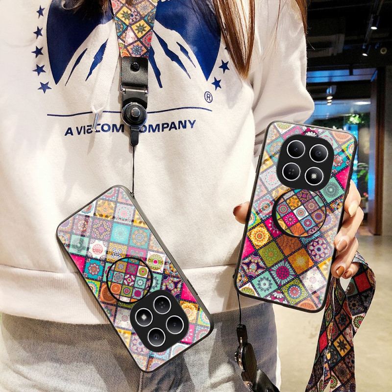 Skal Xiaomi Redmi Note 15 5g Patchwork-stativ Och Rem