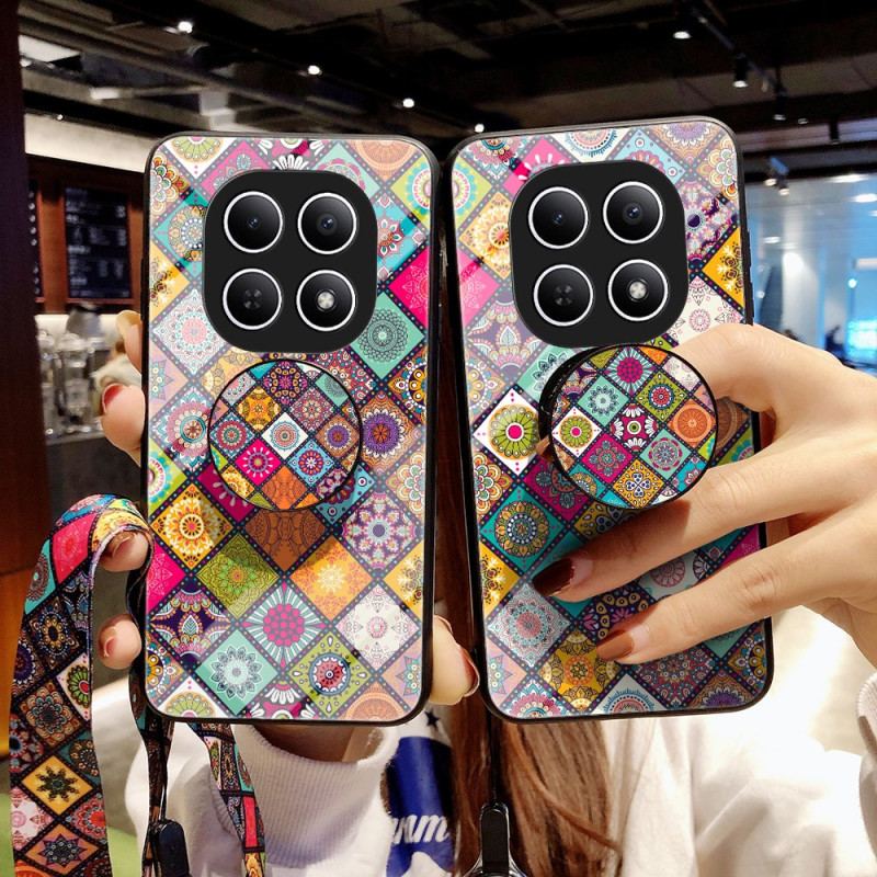 Skal Xiaomi Redmi Note 15 5g Patchwork-stativ Och Rem