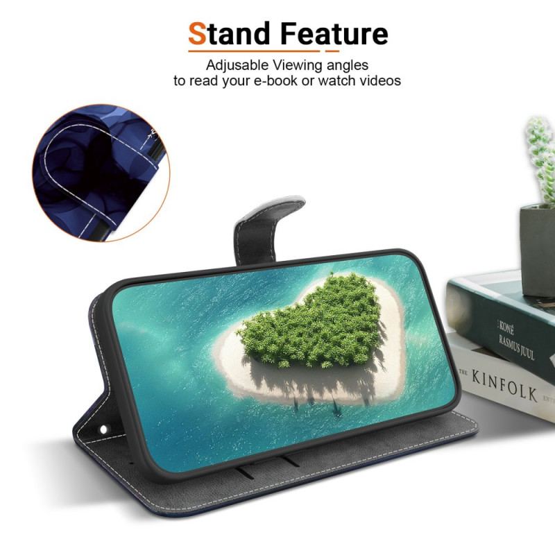 Skyddsfodral Xiaomi Redmi Note 15 5g Blå Blommor