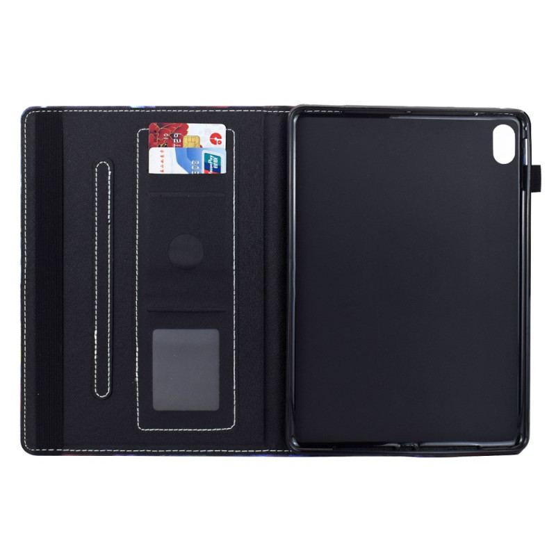 Fodral iPad (2025) Blom- Och Fågelmönster