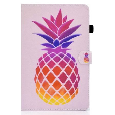 Fodral iPad (2025) Färgglad Ananas