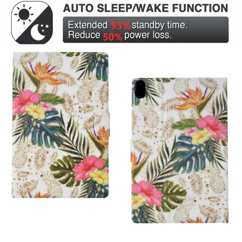 Fodral iPad (2025) Gyllene Ananas