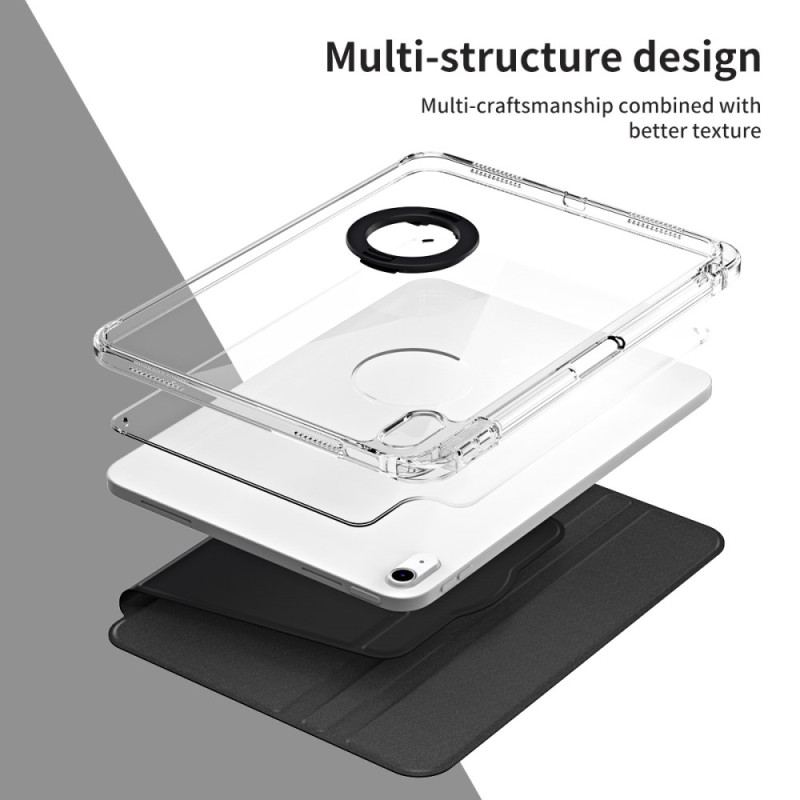 Fodral iPad (2025) Hybrid Med Roterande Stativ